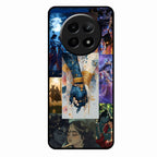 Eternal Radha Krishna Love Glass Phone Case for Realme 12 5G