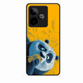 Cute Panda Sketch Premium Glass Phone Case for Realme Gt 7T 5G