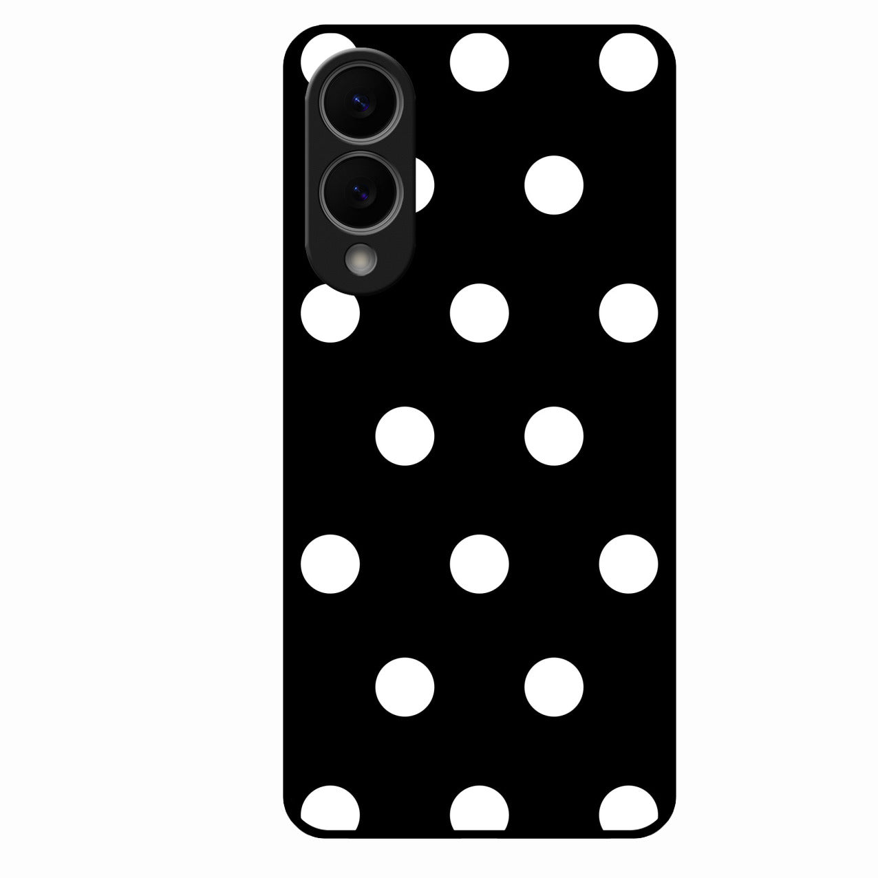 Classic Polka Dot Glass Phone Case for Samsung Galaxy S25 Edge 5G