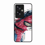 Red Blue Web Hero Glass Phone Cover for Oppo A79 5G - ShopOnCliQ