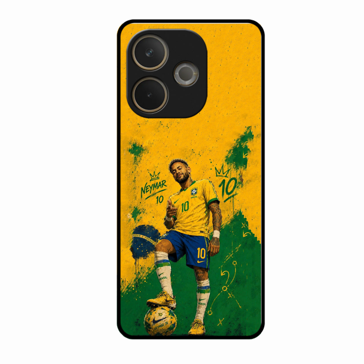 Golden Striker Glass Phone Case for Oppo A5 Pro 5G