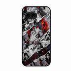 Itachi Uchiha Manga Collage Glass Phone Case for Google Pixel 9A 5G