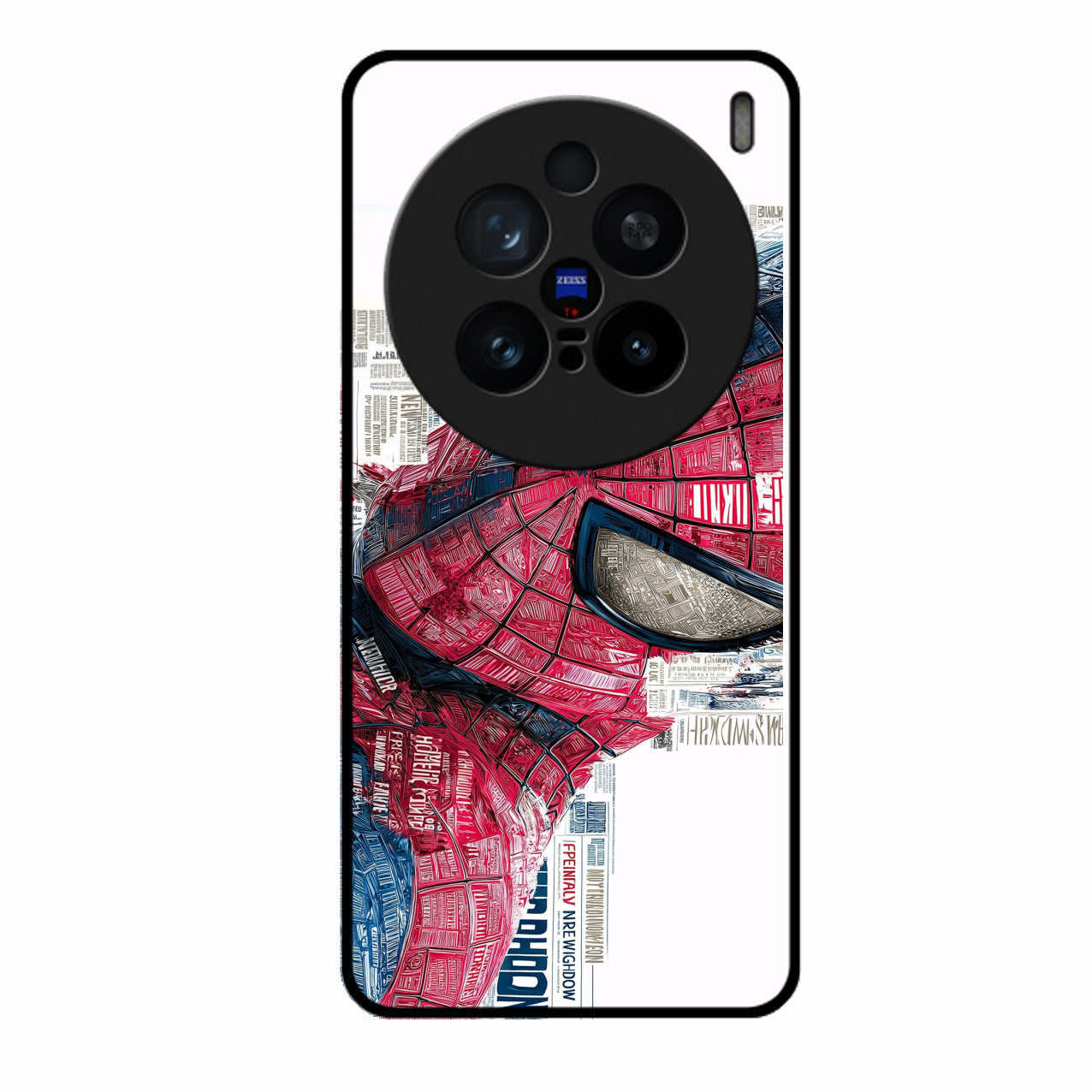 Red Blue Web Hero Glass Phone Cover for Vivo X200 Pro 5G