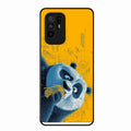 Cute Panda Sketch Premium Glass Phone Case for Oppo F19 Pro Plus 5G