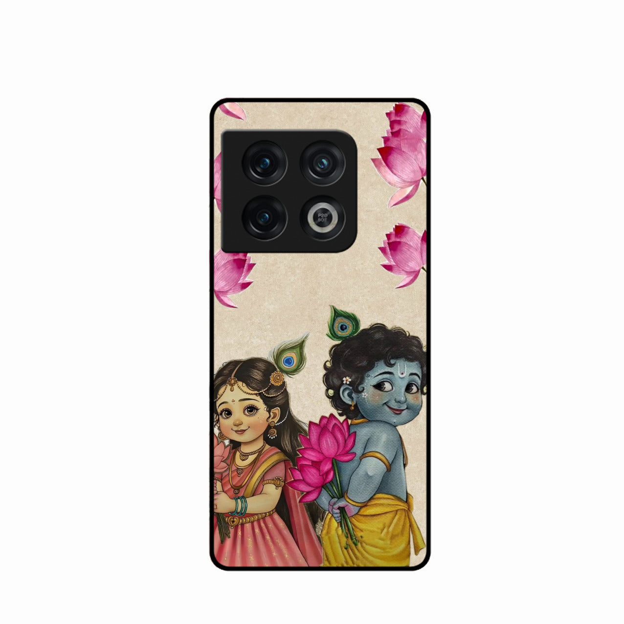 Krishna Eternal Lotus Glass Case for Oneplus 10 Pro 5G