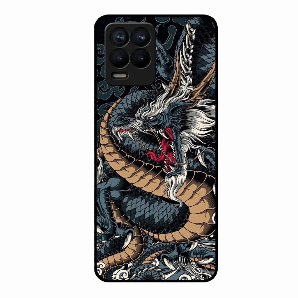 Midnight Dragon Glass Phone Case for Realme 8 Pro