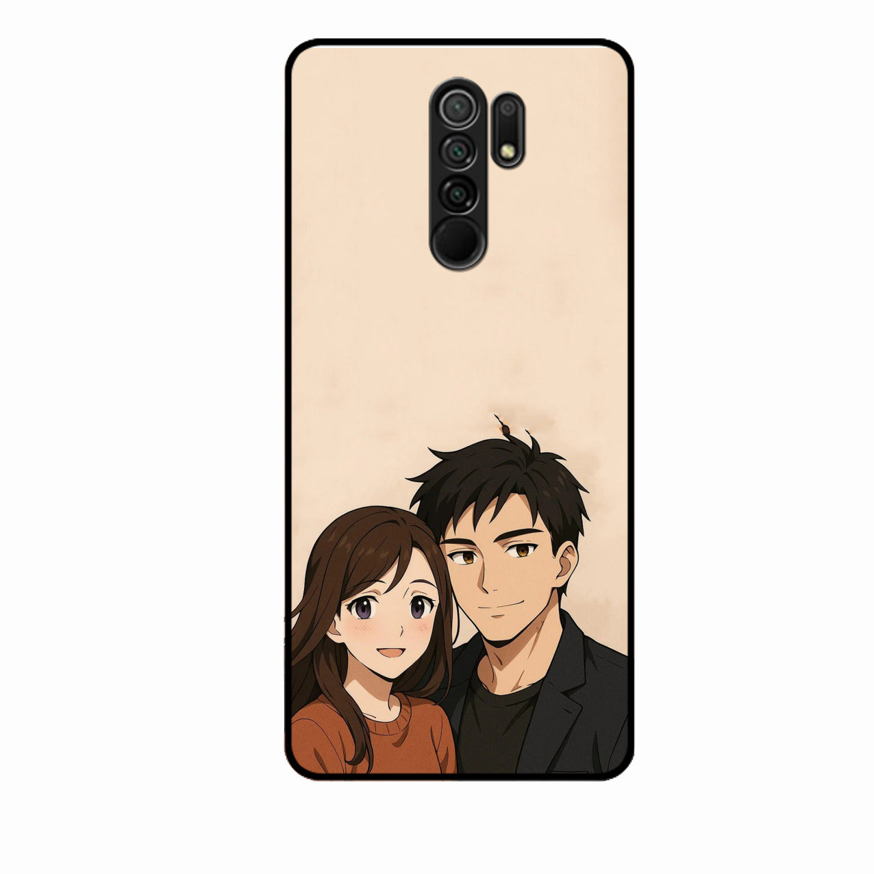 Custom Personalised Art Photo Glass Case for Redmi 9 Prime