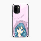 Purple Aesthetic Girl With Cat Phone Glass Case Cover For OnePlus 15R 5G