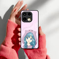 Purple Aesthetic Girl With Cat Phone Glass Case Cover For Realme 16 Pro Plus 5G
