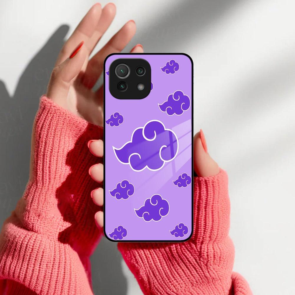 Purple Cloud Mobile Glass Phone Case Cover For Redmi/Xiaomi