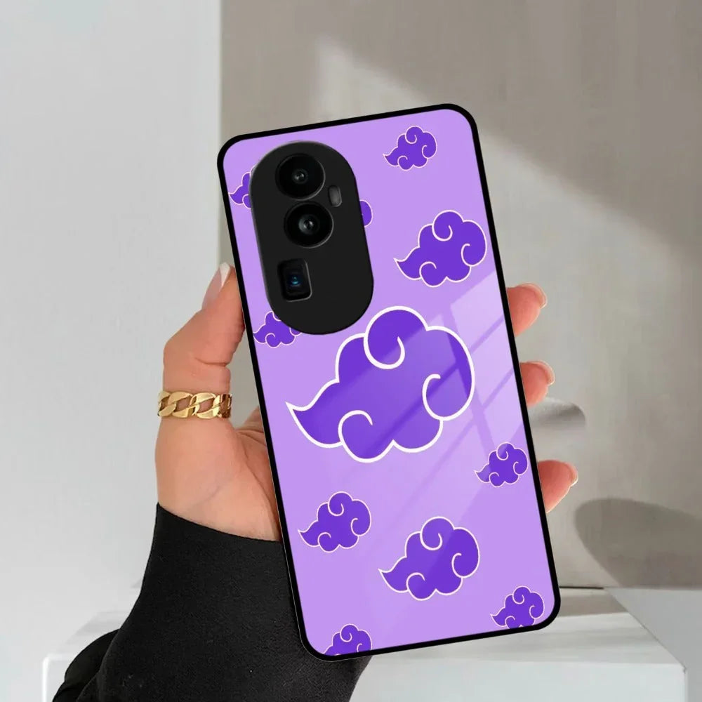 Purple Cloud Mobile Glass Phone Case Cover For Oppo - ShopOnCliQ