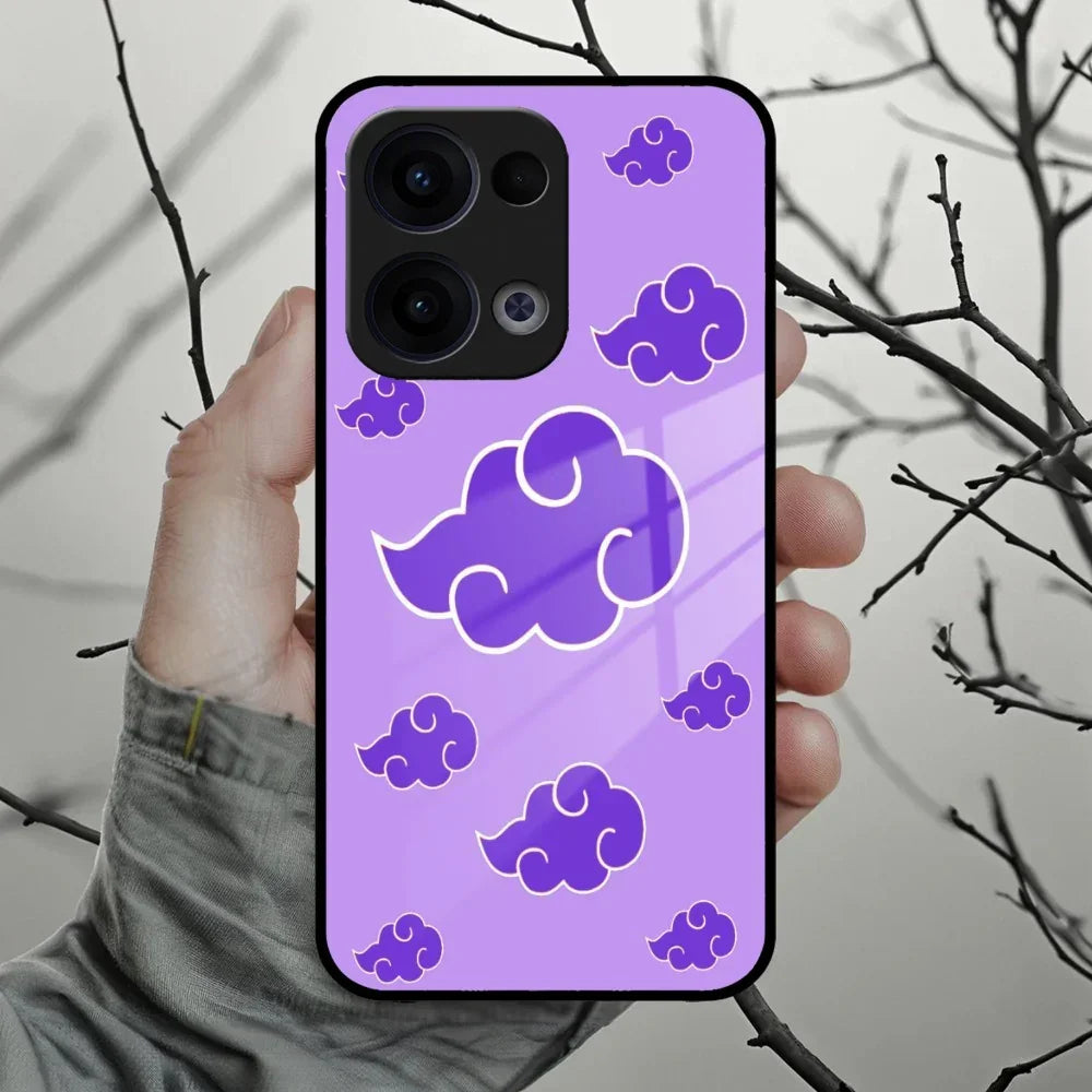 Purple Cloud Mobile Glass Phone Case Cover For Oppo - ShopOnCliQ