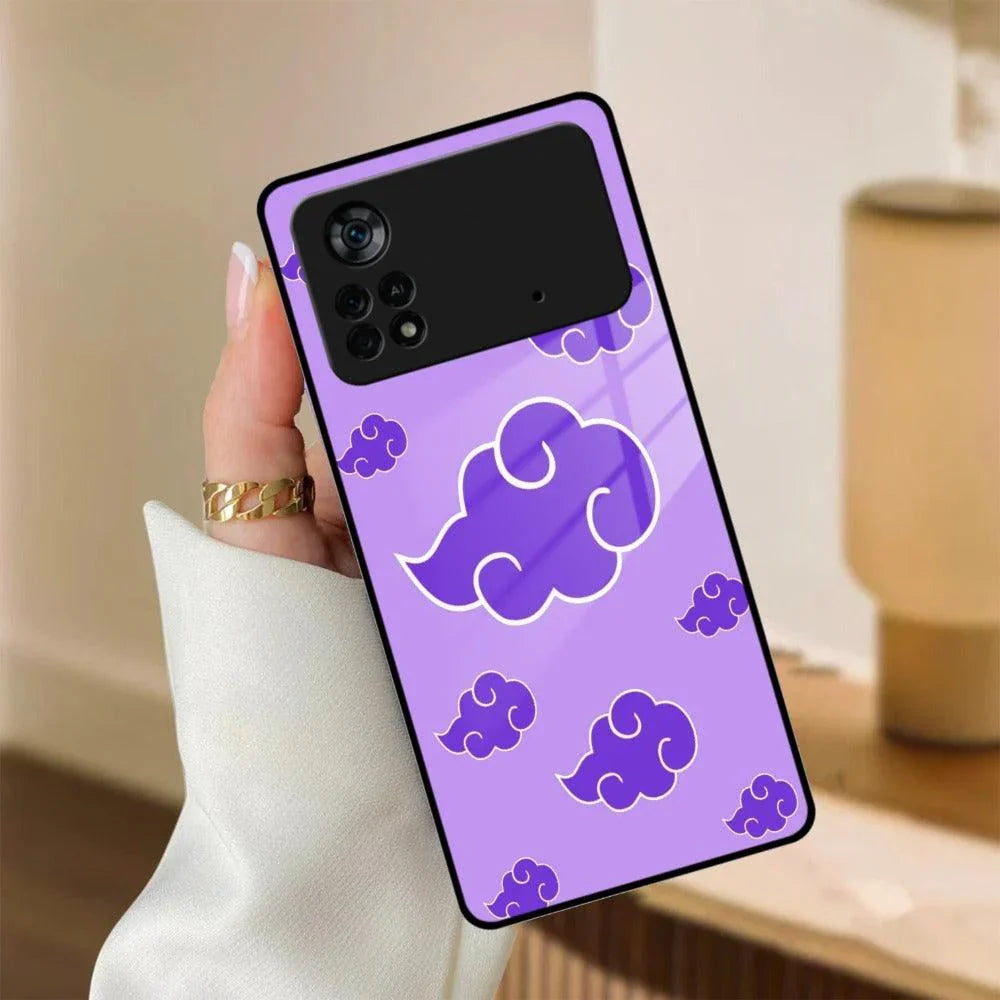 Purple Cloud Mobile Glass Phone Case Cover For Poco - ShopOnCliQ