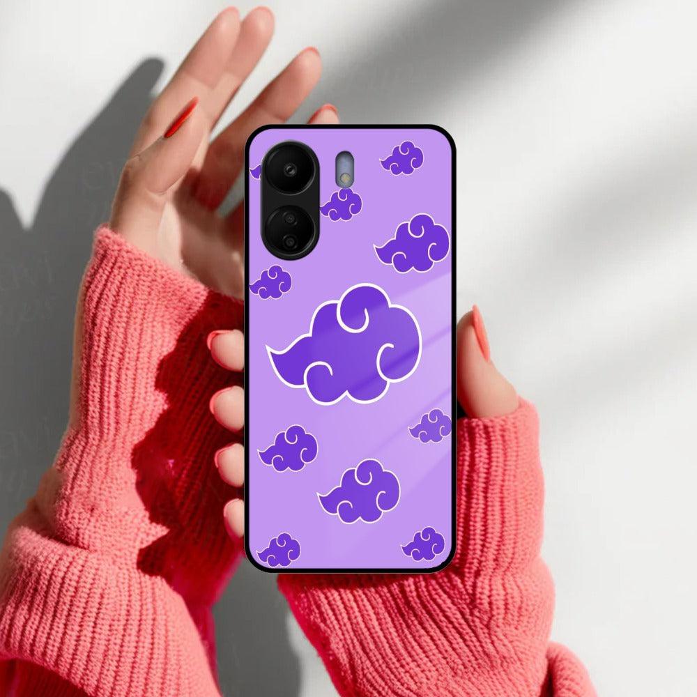 Purple Cloud Mobile Glass Phone Case Cover For Redmi/Xiaomi