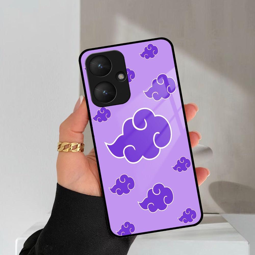 Purple Cloud Mobile Glass Phone Case Cover For Redmi/Xiaomi