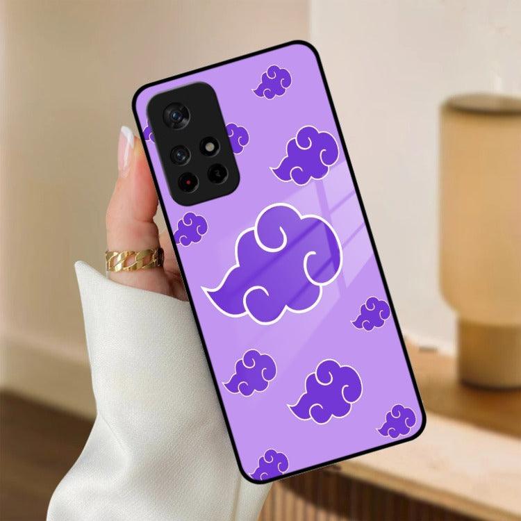 Purple Cloud Mobile Glass Phone Case Cover For Redmi/Xiaomi