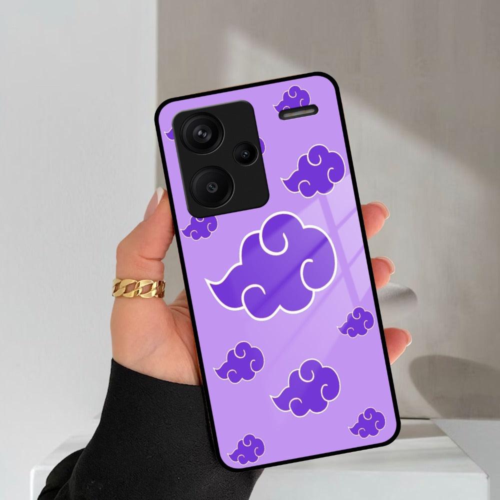 Purple Cloud Mobile Glass Phone Case Cover For Redmi/Xiaomi