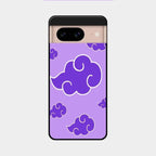 Purple Cloud Mobile Glass Phone Case For Google Pixel 8 5G