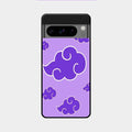 Purple Cloud Mobile Glass Phone Case For Google Pixel 8 Pro 5G