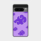 Purple Cloud Mobile Glass Phone Case For Google Pixel 8 Pro 5G