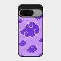 Purple Cloud Mobile Glass Phone Case For Google Pixel 9 5G