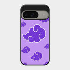 Purple Cloud Mobile Glass Phone Case For Google Pixel 9 5G