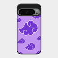 Purple Cloud Mobile Glass Phone Case For Google Pixel 9 Pro 5G