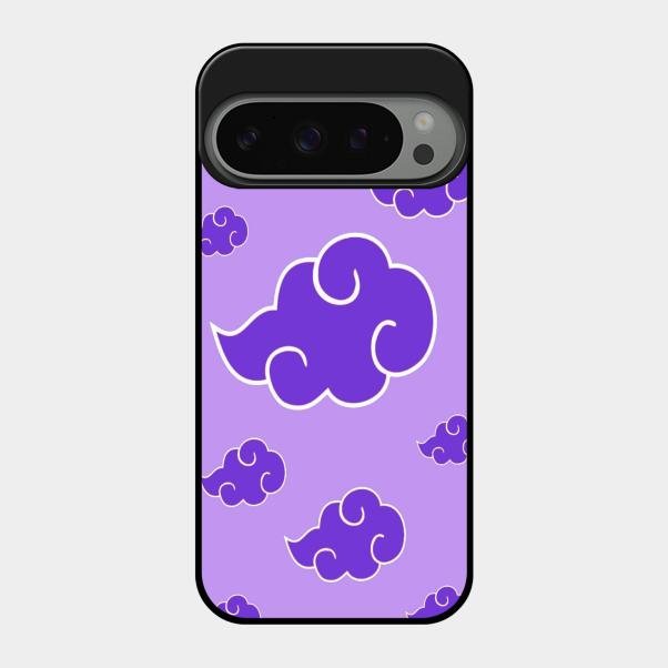 Purple Cloud Mobile Glass Phone Case For Google Pixel 9 Pro 5G
