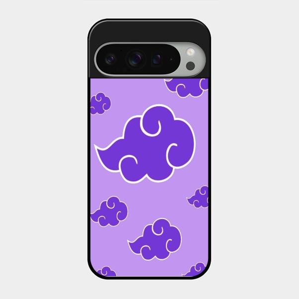 Purple Cloud Mobile Glass Phone Case For Google Pixel 9 Pro Xl