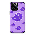 Purple Cloud Mobile Glass Phone Case For iPhone 13 Pro