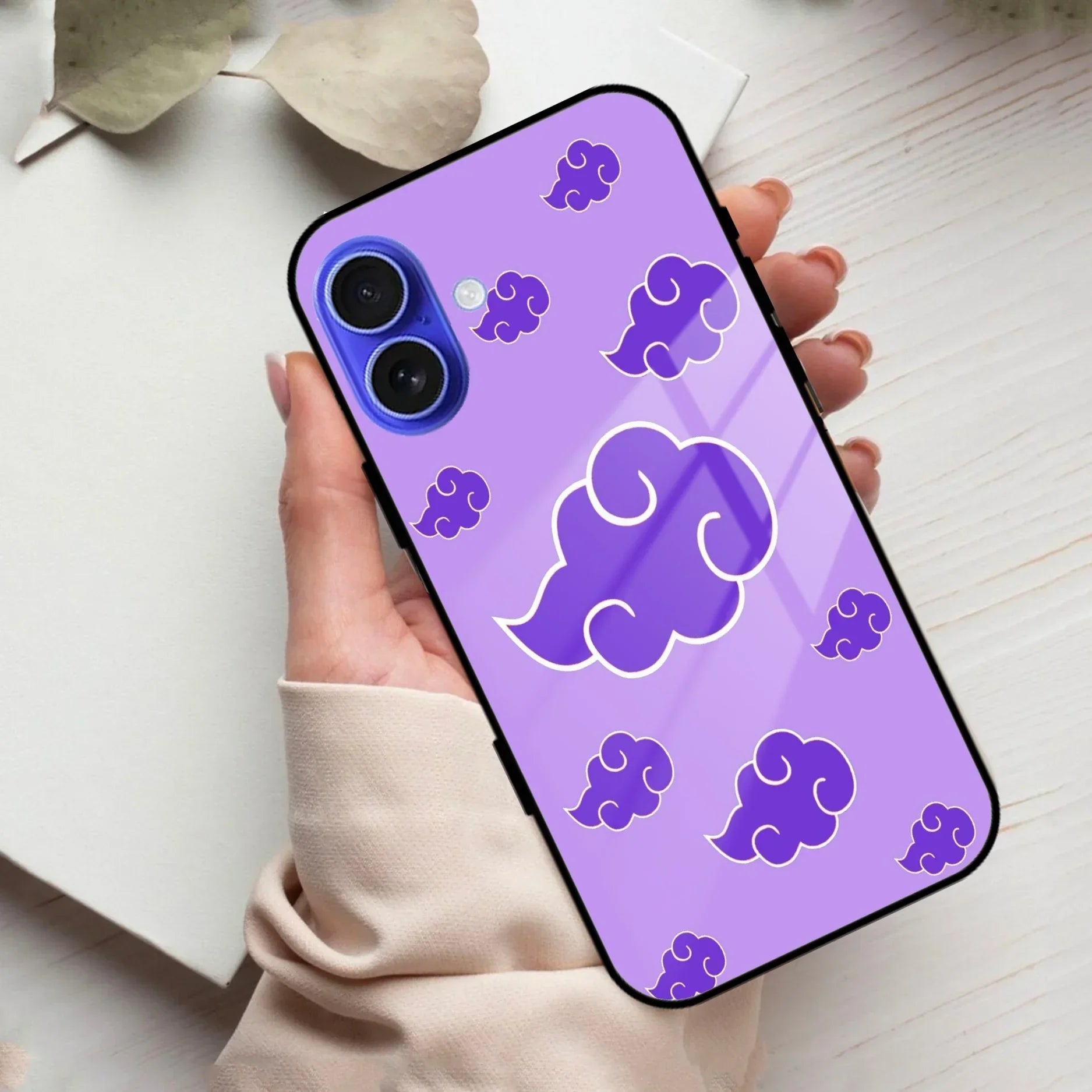 Purple Cloud Mobile Glass Phone Case For iPhone - ShopOnCliQ