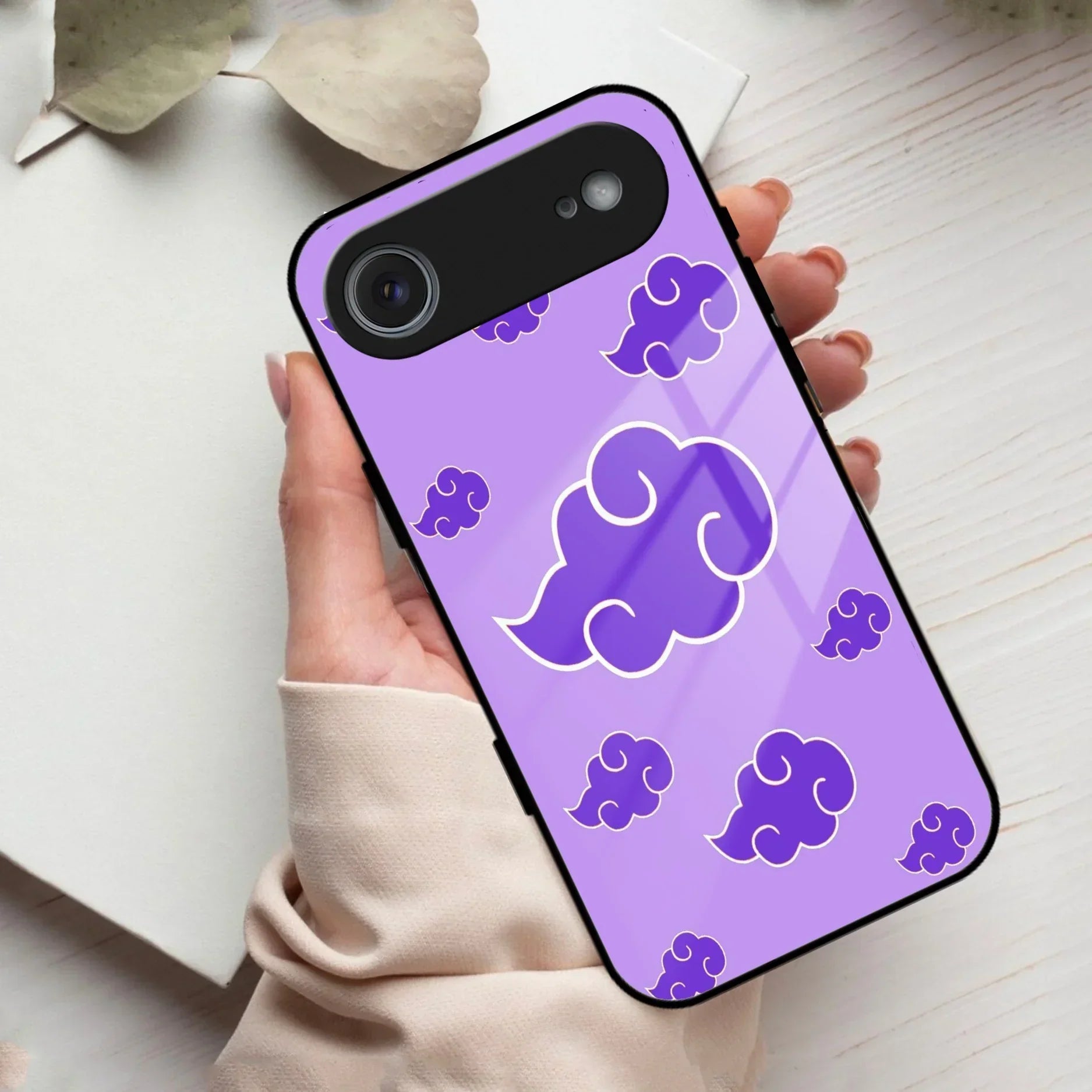 Purple Cloud Mobile Glass Phone Case For iPhone - ShopOnCliQ