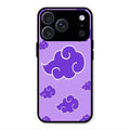 Purple Cloud Mobile Glass Phone Case For iPhone 17 Pro Max