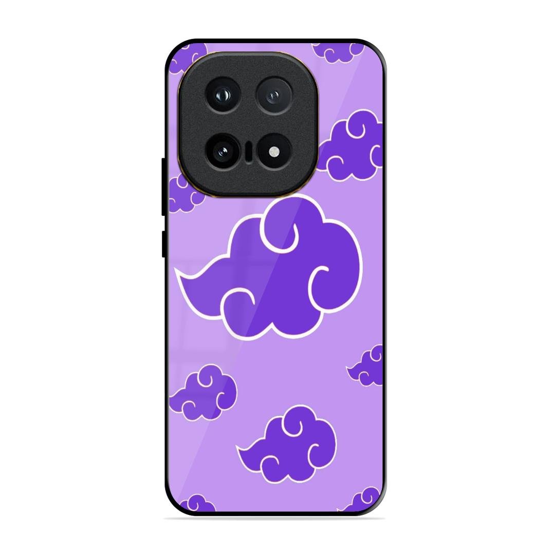 Purple Cloud Mobile Glass Phone Case For iQOO 15 5G