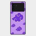 Purple Cloud Mobile Glass Phone Case For Iqoo 9 Pro 5G