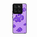 Purple Cloud Mobile Glass Phone Case For Motorola Edge 60 Stylus 5G