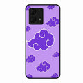Purple Cloud Mobile Glass Phone Case For Motorola g84 5G