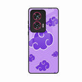 Purple Cloud Mobile Glass Phone Case For Motorola G85 5G