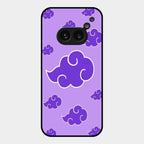 Purple Cloud Mobile Glass Phone Case For Nothing Phone 2A 5G