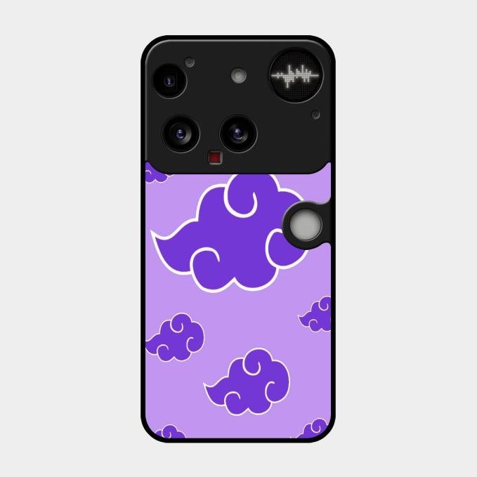 Purple Cloud Mobile Glass Phone Case For Nothing Phone 3 5G