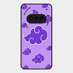 Purple Cloud Mobile Glass Phone Case For Nothing Phone 3A 5G