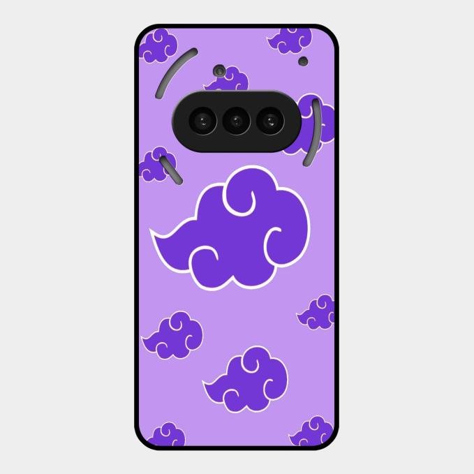 Purple Cloud Mobile Glass Phone Case For Nothing Phone 3A 5G