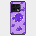 Purple Cloud Mobile Glass Phone Case For Oneplus 10 Pro 5G