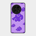 Purple Cloud Mobile Glass Phone Case For Oneplus 13 5G