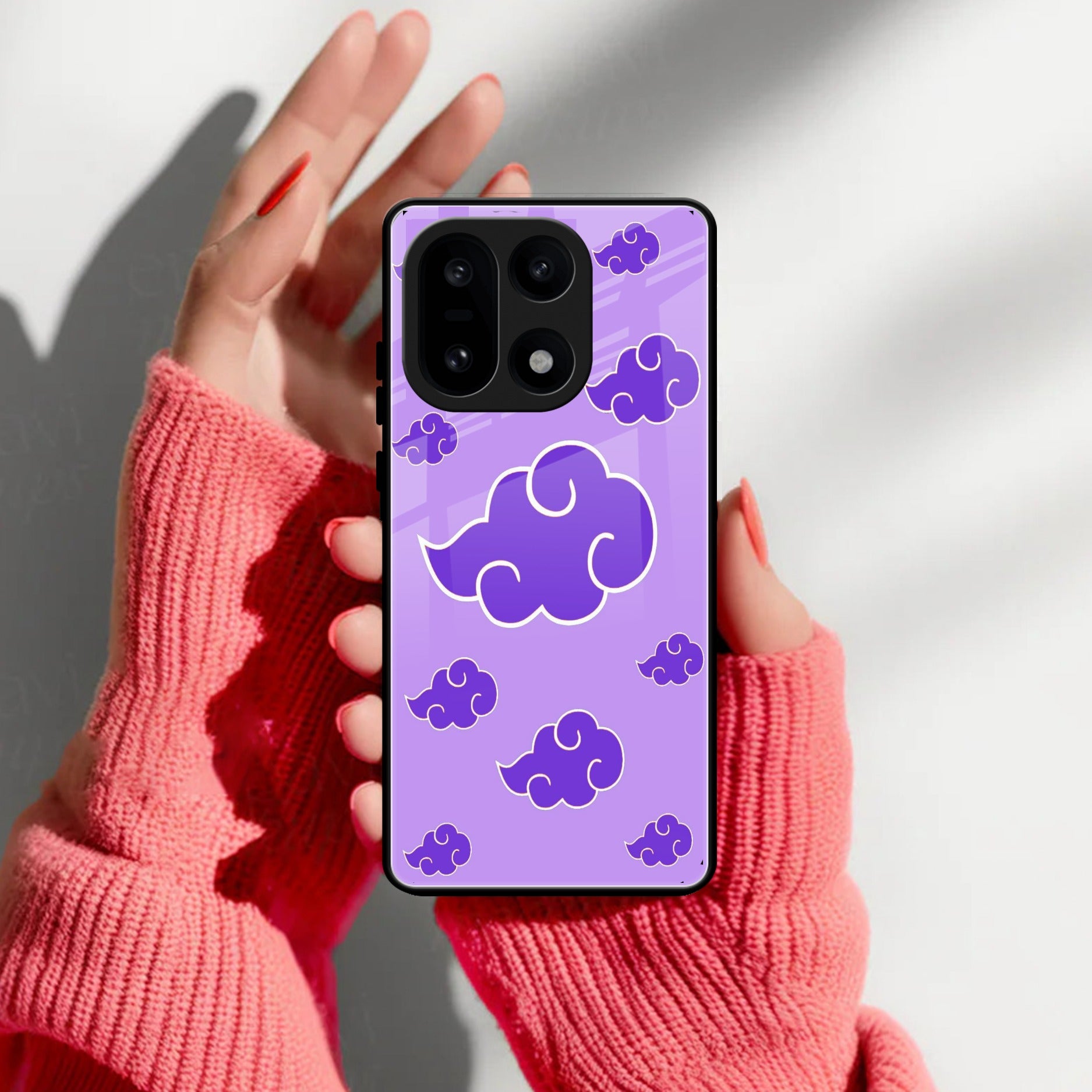 Purple Cloud Mobile Glass Phone Case For OnePlus 15 5G