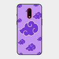 Purple Cloud Mobile Glass Phone Case For Oneplus 7