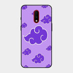 Purple Cloud Mobile Glass Phone Case For Oneplus 7