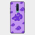 Purple Cloud Mobile Glass Phone Case For Oneplus 8