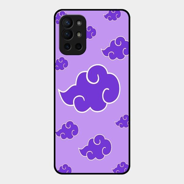 Purple Cloud Mobile Glass Phone Case For Oneplus 9R 5G