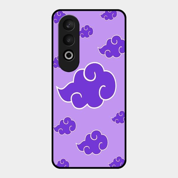 Purple Cloud Mobile Glass Phone Case For Oneplus Nord Ce 4 5G